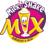Milk Shake MIX Sorvetes e Açaí Logo PNG Vector