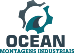 Ocean Montagens Industriais Logo PNG Vector