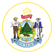 Seal of Maine Logo PNG Vector