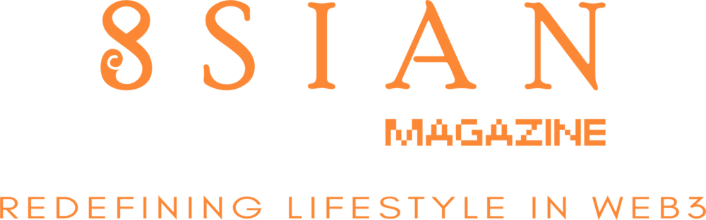 8SIAN Magazine (Tagline - Orange) Logo PNG Vector