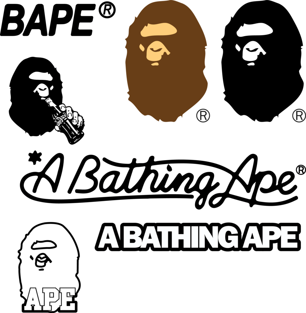 BAPE A BATHING APE Logo PNG Vector