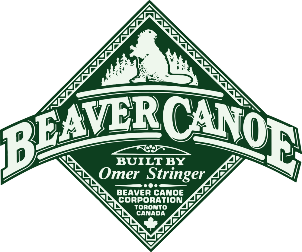 Beaver Canoe Logo PNG Vector