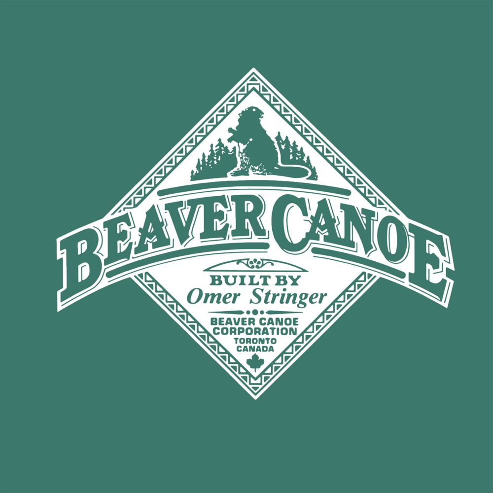 Beaver Canoe Logo PNG Vector