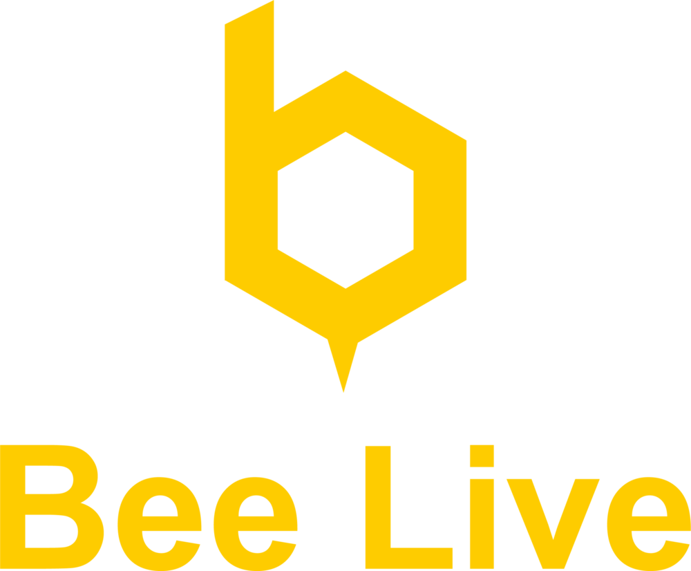 Bee Live Logo PNG Vector