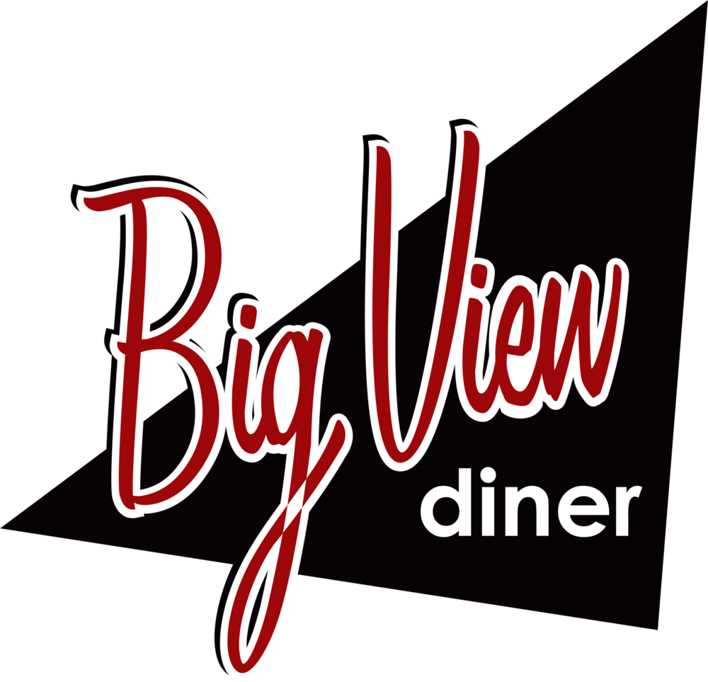 Big View Diner Logo PNG Vector