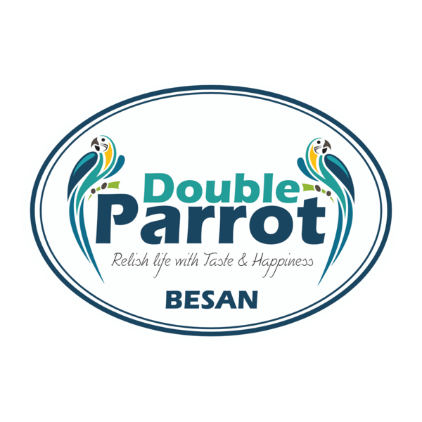 Double Parrot Besan Logo PNG Vector