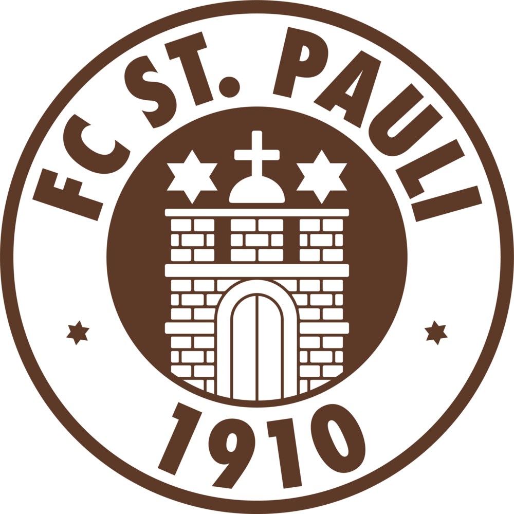 FC Sankt-Pauli Hamburg late 1980's - early 1990's Logo PNG Vector