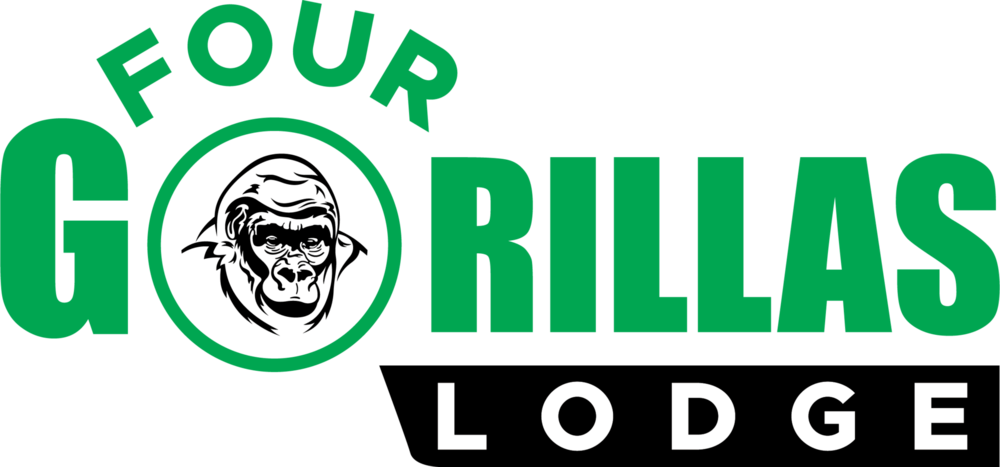 Four Gorillas Lodge Bwindi Logo PNG Vector