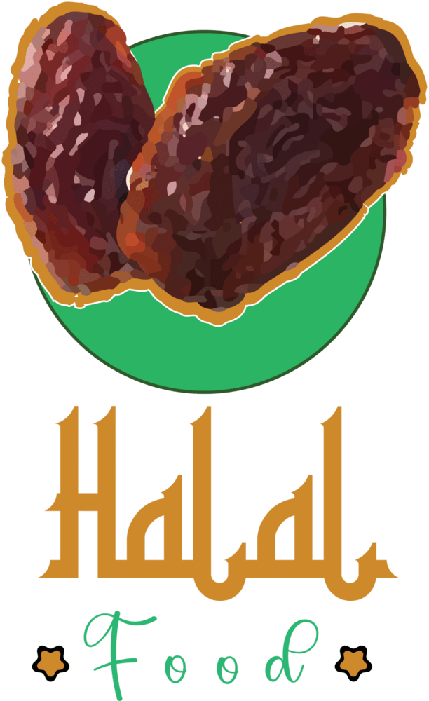 Halal Food Logo PNG Vector