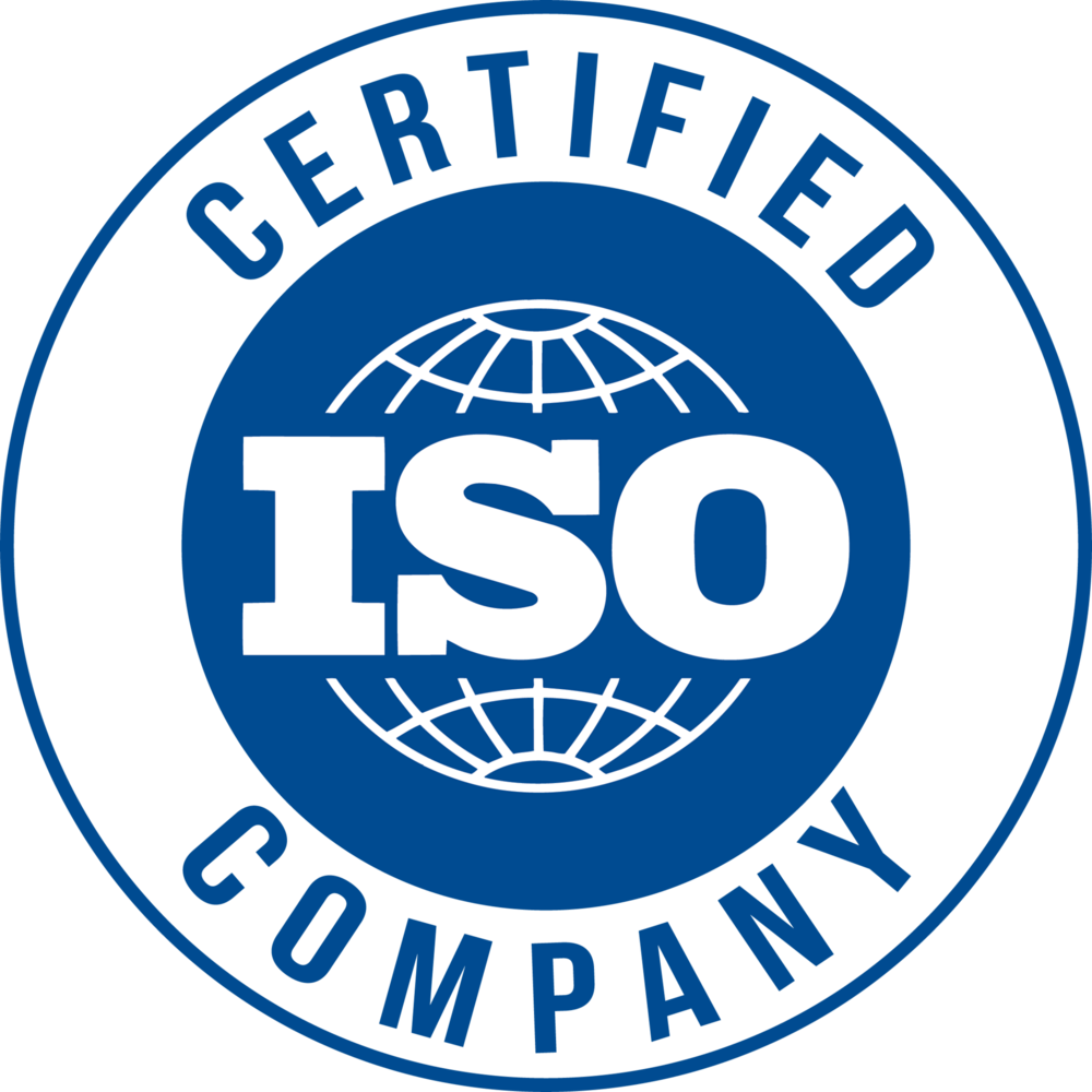 ISO Certified Company Stamp Logo PNG Vector