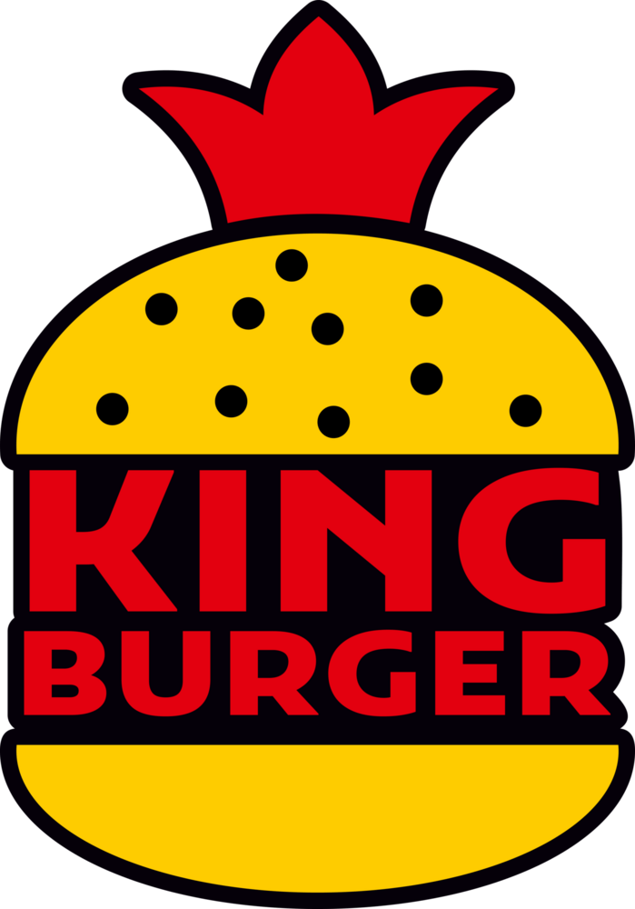 King Burger Logo PNG Vector