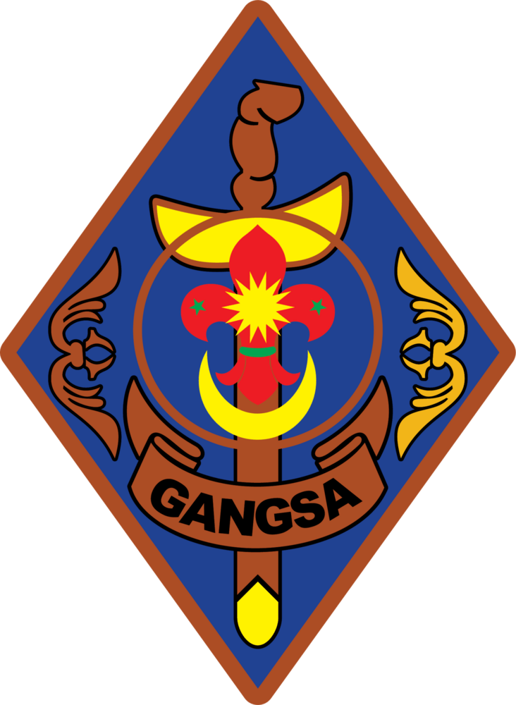 Lencana Pengakap Keris Gangsa Logo PNG Vector