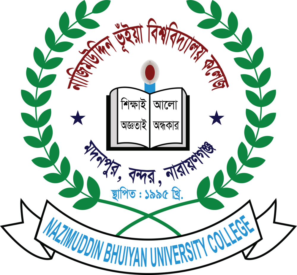 NAZIMUDDIN BHUIYAN UNIVERSITY COLLEGE Logo PNG Vector