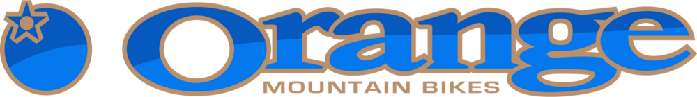 Orange Mountain Bikes Logo PNG Vector