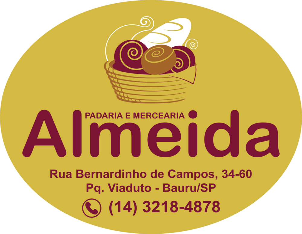 Padaria e Mercearia Almeida Logo PNG Vector