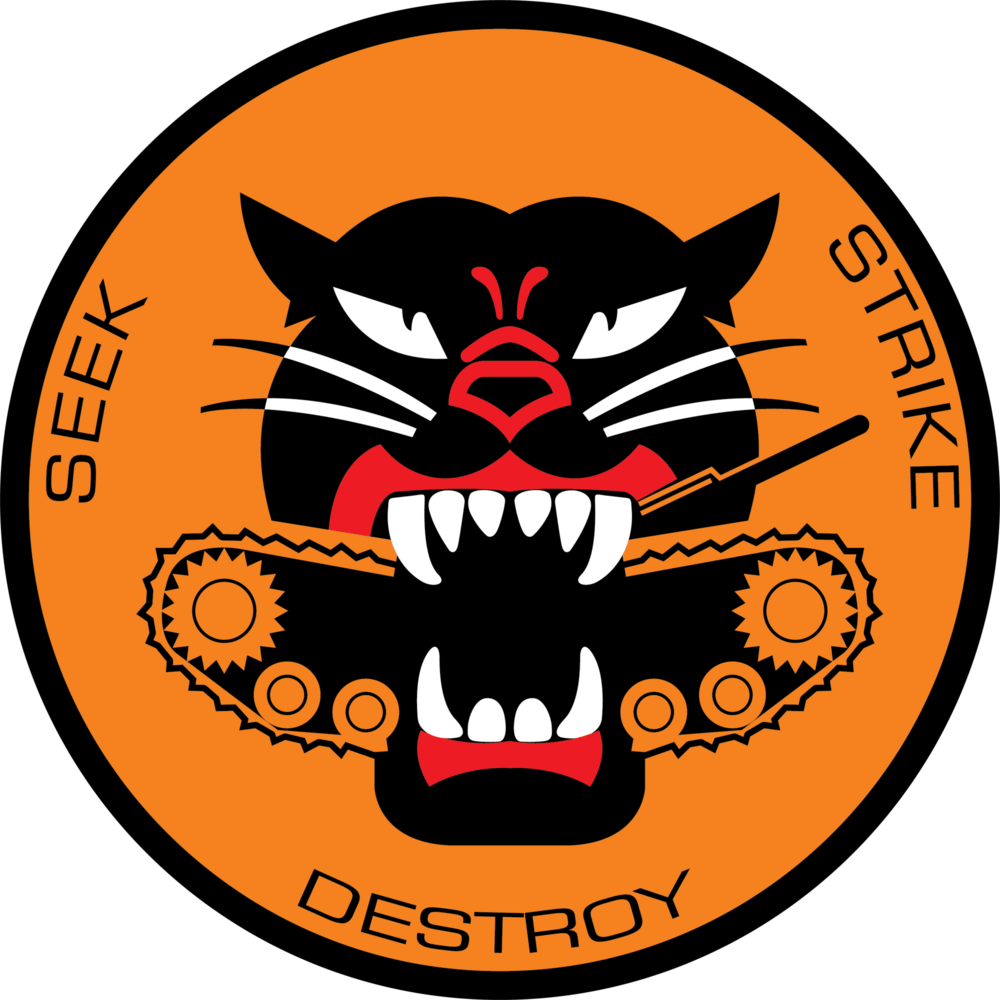 Patch of the 773rd Tank Destroyer Battalion Logo PNG Vector