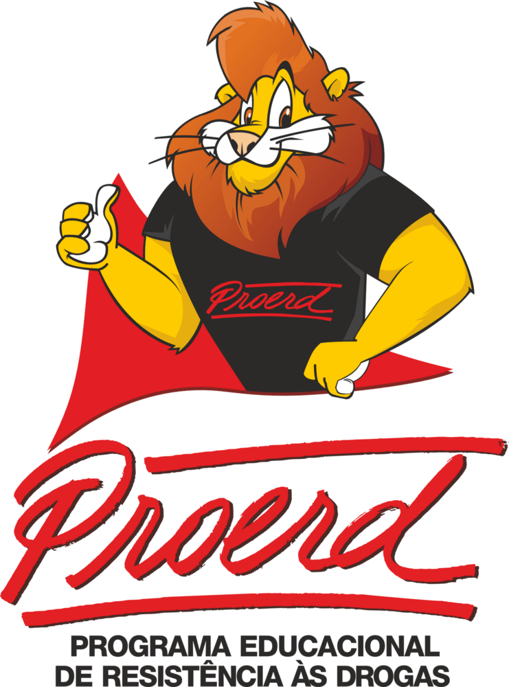 Proerd - Daren The Lion - Leão do Proerd Logo PNG Vector