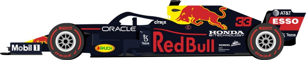 Red Bull Racing Car Logo PNG Vector