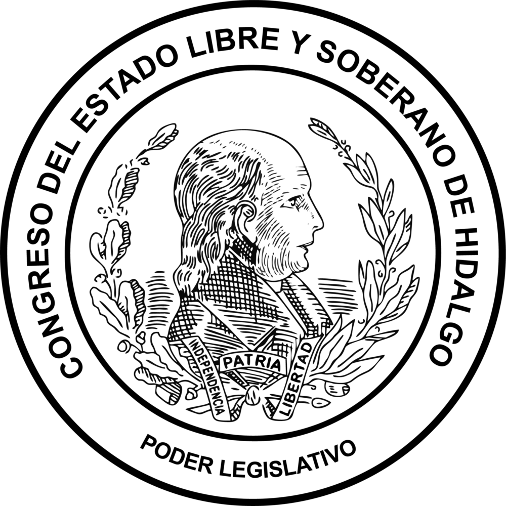 Sello oficial del Congreso del Estado de Hidalgo Logo PNG Vector