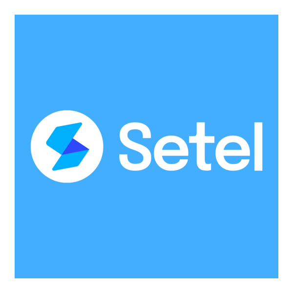 Setel (New - White) Logo PNG Vector (SVG) Free Download