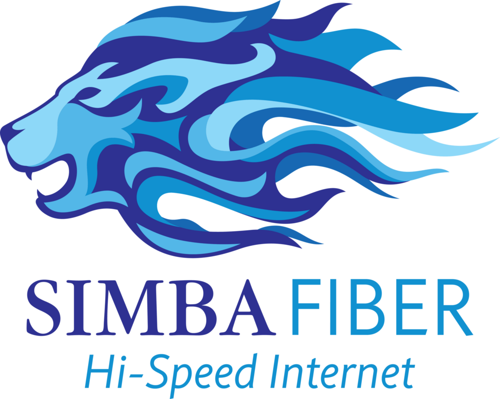 Simba Fiber Internet Uganda Logo PNG Vector