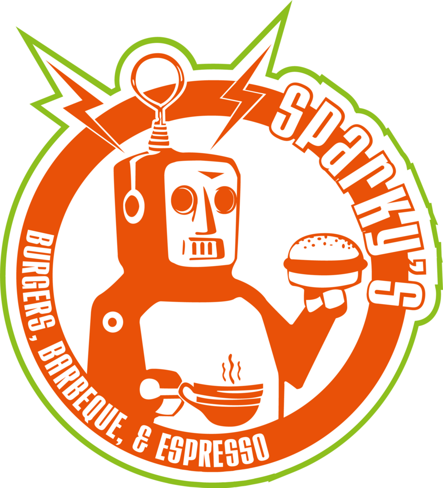 Sparky's Burgers & BBQ Logo PNG Vector