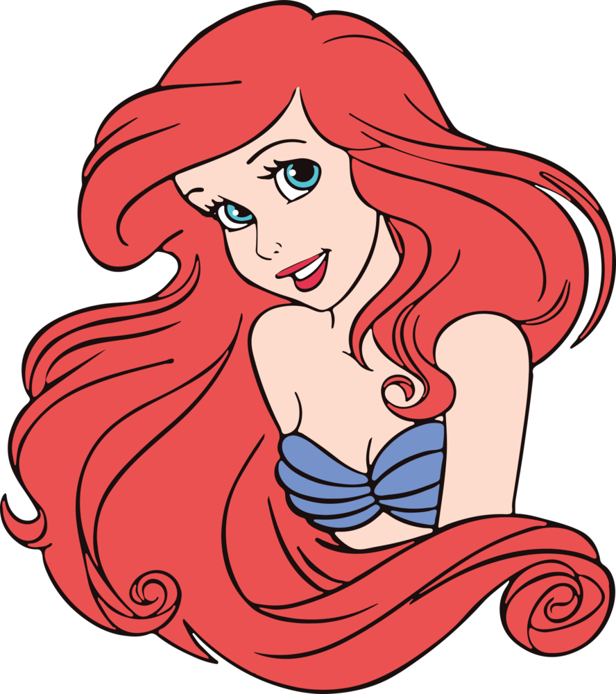 The Little Mermaid - Ariel Logo PNG Vector