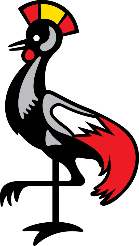 Uganda Government Crested Crane Logo PNG Vector