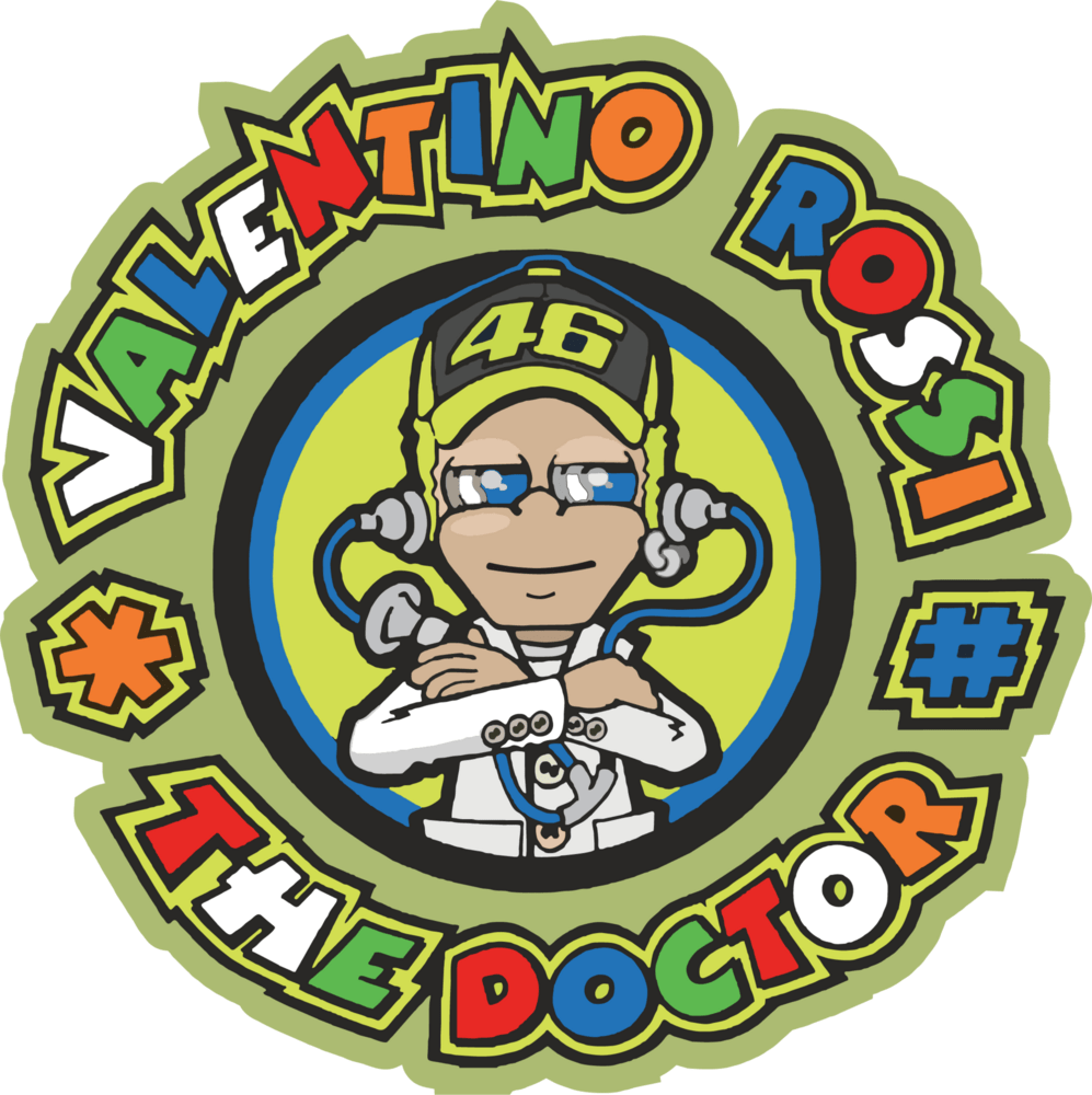 Valentino Rossi The Doctor Logo PNG Vector