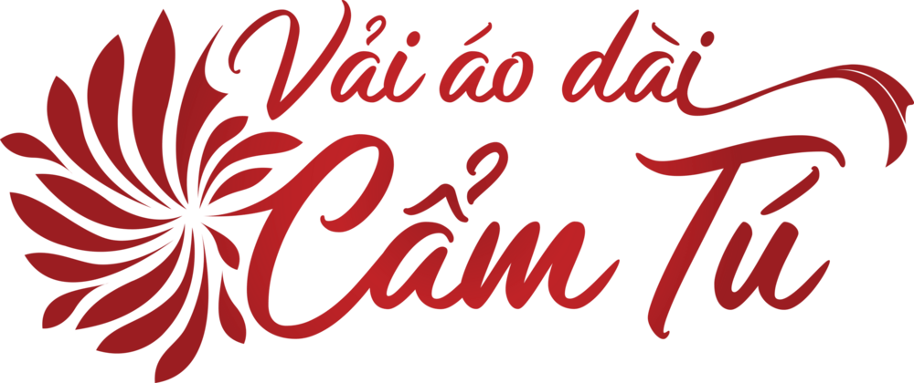 Vải áo dài Cẩm Tú Logo PNG Vector