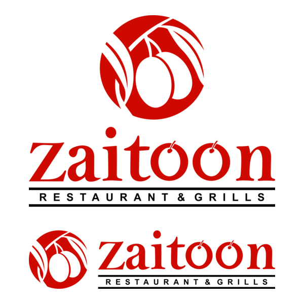 Zaitoon Restaurant & Grills Logo PNG Vector