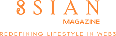 8SIAN Magazine (Tagline - Orange) Logo PNG Vector