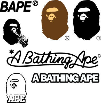 BAPE A BATHING APE Logo PNG Vector