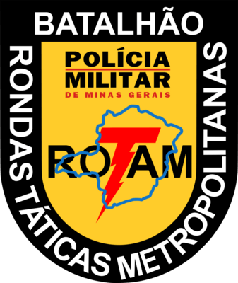 Batalhão de Rondas Táticas Metropolitanas (ROTAM) Logo PNG Vector