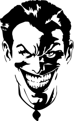 Batman Joker Logo PNG Vector