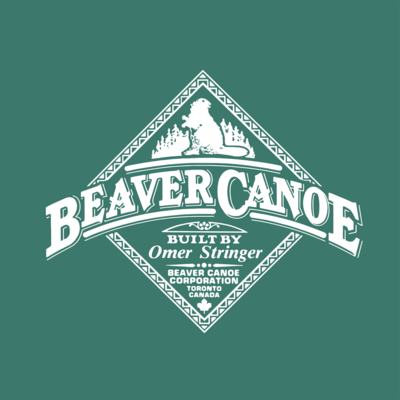 Beaver Canoe Logo PNG Vector