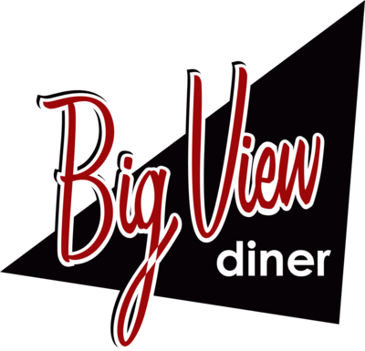 Big View Diner Logo PNG Vector