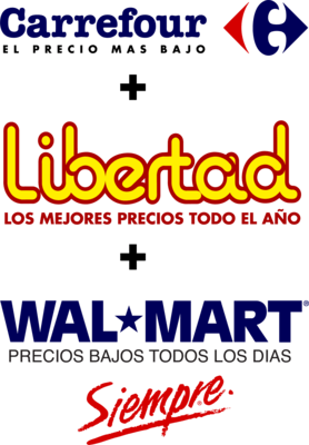 Carrefour Libertad Walmart Cordoba Logo PNG Vector