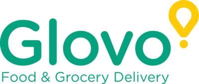 Glovo Food & Grocery Delivery App Logo PNG Vector