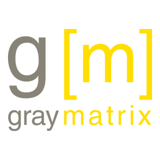 Gray Matrix Logo PNG Vector
