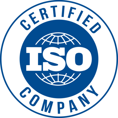 ISO Certified Company Stamp Logo PNG Vector