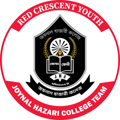 Joynal hazari college red crescent team Logo PNG Vector