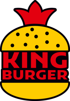 King Burger Logo PNG Vector