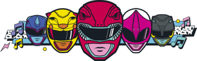 Mighty Morphin Power Rangers Logo PNG Vector