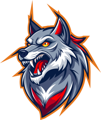 Modern Illustration wolf Logo PNG Vector