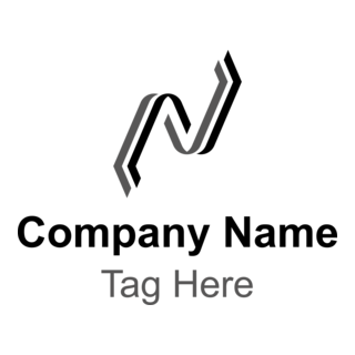 N Letter Clothing Brand Logo PNG Vector