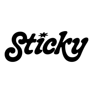 Sticky Glass Logo PNG Vector