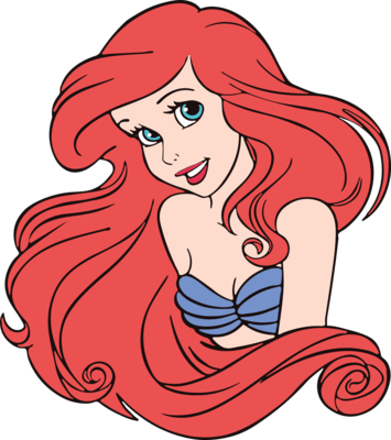 The Little Mermaid - Ariel Logo PNG Vector