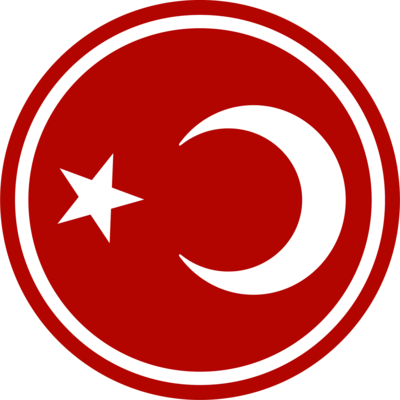 TÜRK BAYRAĞI YUVARLAK 70'ler Logo PNG Vector