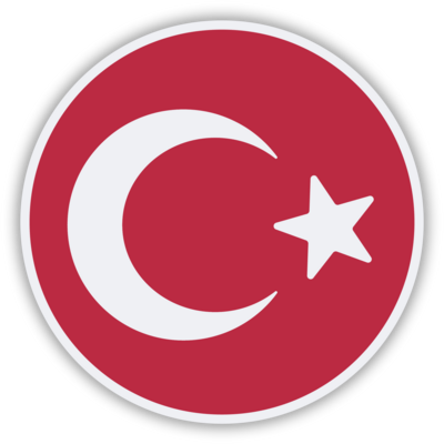 TÜRK BAYRAĞI YUVARLAK 90'lar Logo PNG Vector